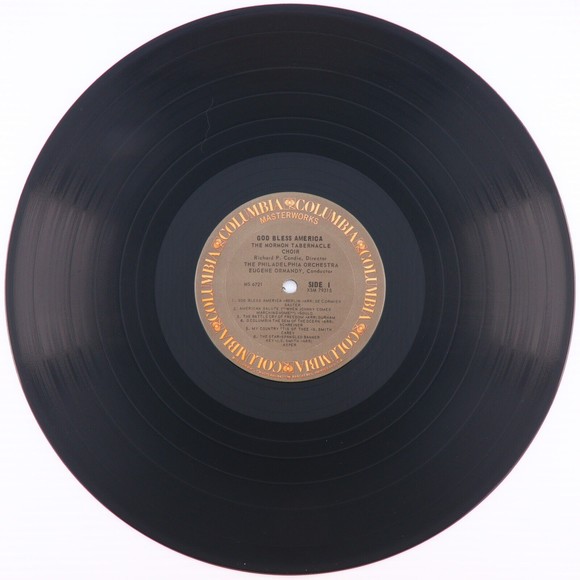 Mormon Tabernacle Choir Philadelphia Orchestra God Bless America Vinyl LP Record - Picture 8 of 12